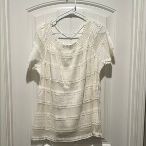 Elegant White Women's Top